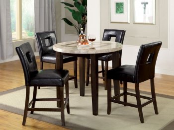 CM3693RPT Lisbon III Counter Height Dining Table with Options [FADS-CM3693RPT-3693PC Lisbon III]