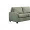 Zenas Sleeper Sofa 57220 in Light Green Fabric by Acme