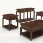 Castered 3Pc Coffee Table Set w/Drawers & Optional Sofa Table