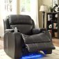 Jimmy Power Reclining Chair 9745BLK by Homelegance w/Massage