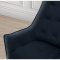 U8933 Accent Chair in Navy Leather by Global