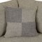 Rhian Sectional Sofa CM6329LG in Light Gray Linen-Like Fabric