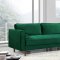 Emily Sofa 625 in Green Velvet Fabric by Meridian w/Options