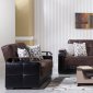 Ekol Silverado Chocolate Sofa Bed by Istikbal w/Options