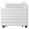 Patricia Daybed 300716 in White Boucle by Coaster w/Trundle