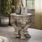 Danae End Table LV01203 in Champagne & Gold by Acme