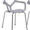 Carney Set of 4 Dining Chairs CC21LGR in Light Gray - LeisureMod