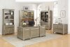 Ritzville Executive Desk 801970 in Metallic Platinum by Coaster