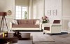 Enjoy Sofa Bed in Brown Fabric by Casamode w/Options