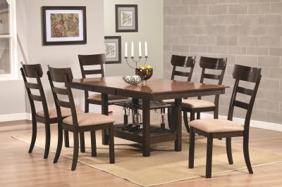 104281 Greenbury Dining Table in Brown/Coffee by Coaster