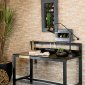 Purston Desk 991022 in Black & Brass by Coaster