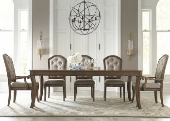 Amelia Dining Table 5Pc Set 487-DR in Antique Toffee by Liberty [LFDS-487-DR Amelia]