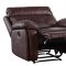 Resonance Recliner Sofa 9907BR in Brown by Homelegance w/Options