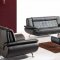 Scarlet Sofa in Black Bonded Leather Match w/Optional Items