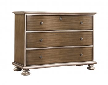 Margot 3 Door Chest in Bronze by NCFurniture [NFCA-C012-BRZ Margot]