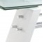 Evolution Extendable Dining Table by Casabianca w/Glass Top