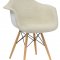 Willow Set of 2 Accent Chairs W24BGT in Beige by LeisureMod