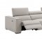 Picasso Power Motion Sofa Silver Gray Leather by J&M w/Options