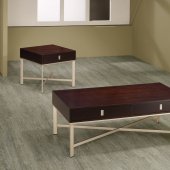 701828 Coffee Table in Cappuccino by Coaster w/Options