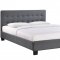 Caitlin Bed in Gray Fabric by Modway