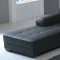 8167 Sectional Sofa Black Bonded Leather by American Eagle