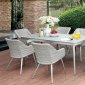 Shivani Outdoor Patio 7Pc Set CM-OT1866-T in Light Gray Fabric