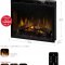 Crystal Mantel Electric Fireplace by Dimplex w/Logs