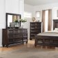 Sevilla Bedroom Set 5Pc B2264 in Walnut by NCFurniture