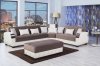 Molina Sectional Sofa Bed in Brown Fabric by Casamode w/Options