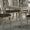 F2431 Dining Set 5Pc in Silver Finish by Boss w/ F1705 Chairs