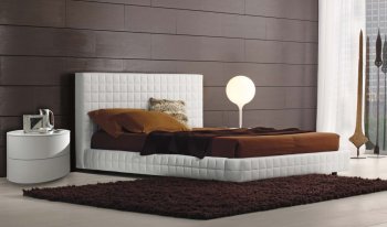 Alix Tall Bedroom in White by Rossetto w/Optional Casegoods [Rossetto-Alix Tall White]