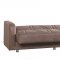 Joker Sofa Bed in Brown Fabric by Casamode w/Options