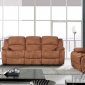 Chocolate Fabric Modern Morris Motion Sofa Set w/Options