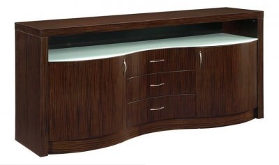 Dark Chocolate Color Modern Buffet