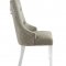 Milano Dining Chair Set of 2 in Ivory Velvet