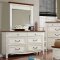 Galesburg CM7040 Bedroom in Cherry & White Finish w/Options