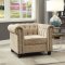 Winifred Sofa CM6342IV in Ivory Chenille Fabric w/Options