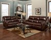 191260 Berks Reclining Sofa Chestnut Bonded Leather by Chelsea