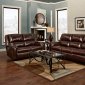 191260 Berks Reclining Sofa Chestnut Bonded Leather by Chelsea