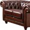 288 Sofa in Brown Half Leather by ESF w/Options