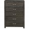 Edina 5Pc Bedroom Set 2145NP in Brown-Gray by Homelegance