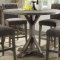 Carmelina Counter Height Dining 5Pc Set 71865 in Gray by Acme