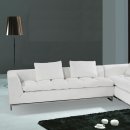 F32 Sectional Sofa Modern White Leather