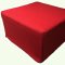 Footstool-15 416012R in Red Fabric w/Bed Function by New Spec