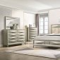 Jade Bedroom Set 5Pc in Silver Champagne by Global w/Options