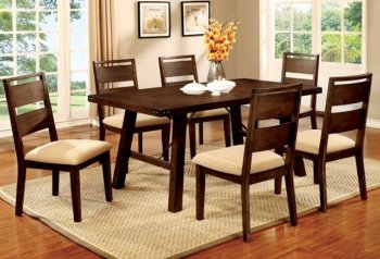 Dwayne CM3915 Dining Set in Dark Oak w/Options [FADS-CM3915T-Dwayne]