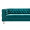 Rimini Sofa TOV-L4114 in Green Velvet Fabric by TOV Furniture