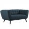 Bestow Sofa in Blue Fabric by Modway w/Options