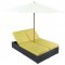 Arrival Outdoor Dual Chaise Choice of Color by Modway