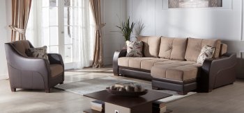 Ultra Lilyum Vizon Sectional Sofa by Bellona w/Options [IKSS-Ultra Lilyum Vizon]